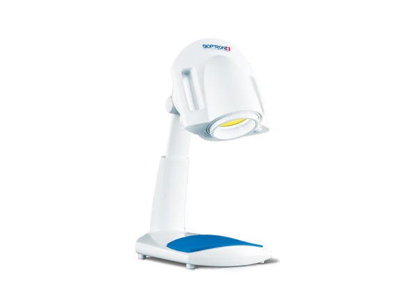 Bioptron Pro1 on table stand